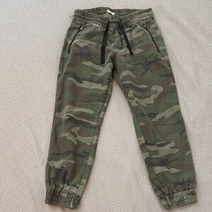 TNA Green Camouflage Joggers